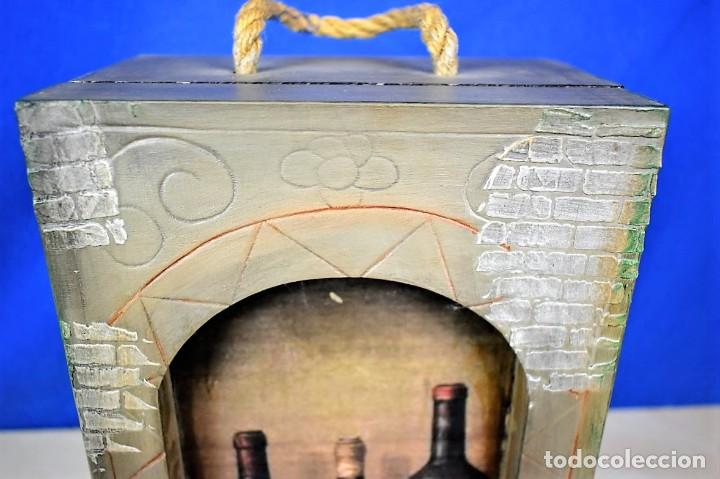 Antig&uuml;edades: Bonito botellero en madera - Foto 8