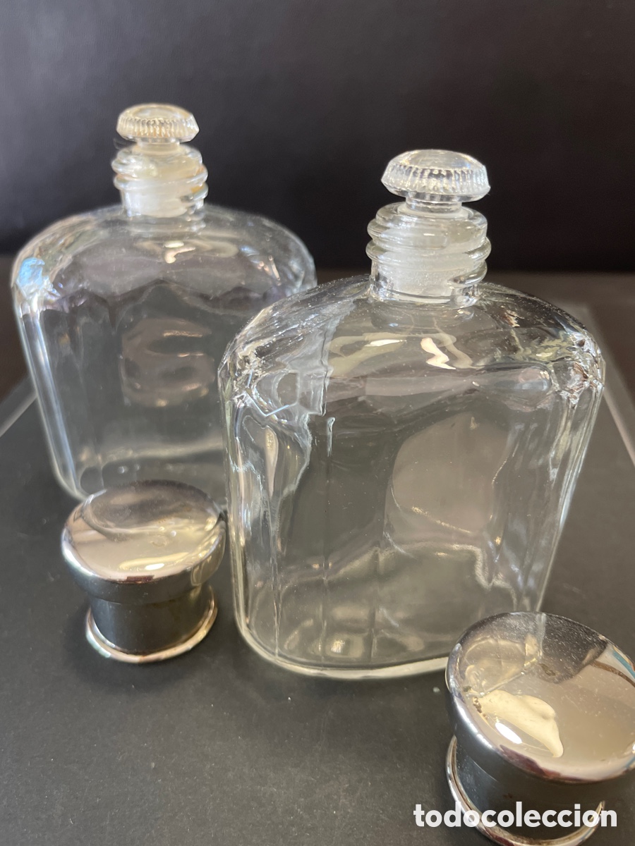 Antig&uuml;edades: Pareja botellitas o perfumeros vintage - Foto 3