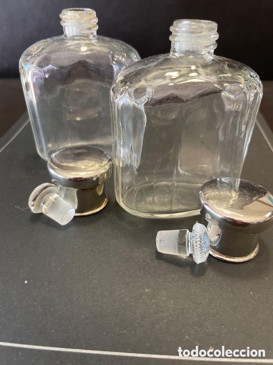 Antig&uuml;edades: Pareja botellitas o perfumeros vintage - Foto 5