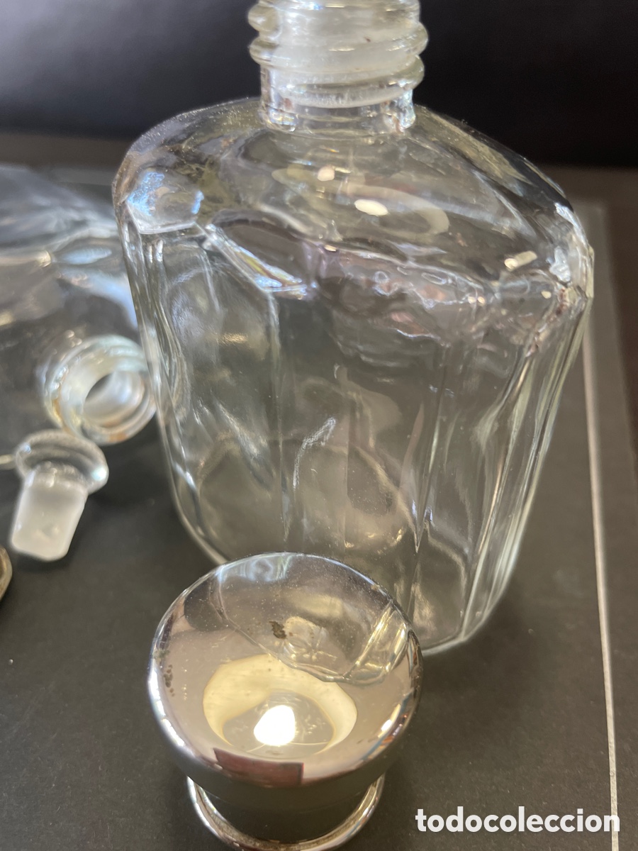 Antig&uuml;edades: Pareja botellitas o perfumeros vintage - Foto 6