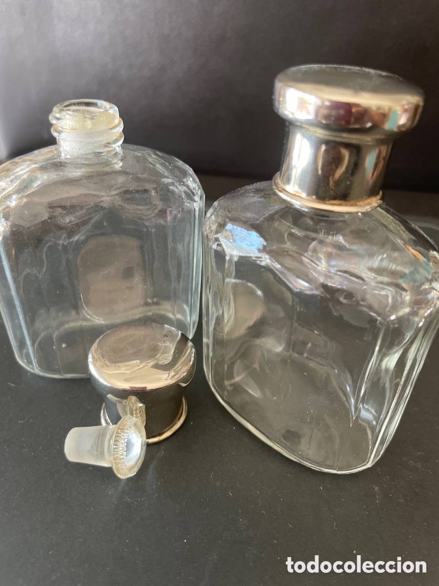Antig&uuml;edades: Pareja botellitas o perfumeros vintage - Foto 4