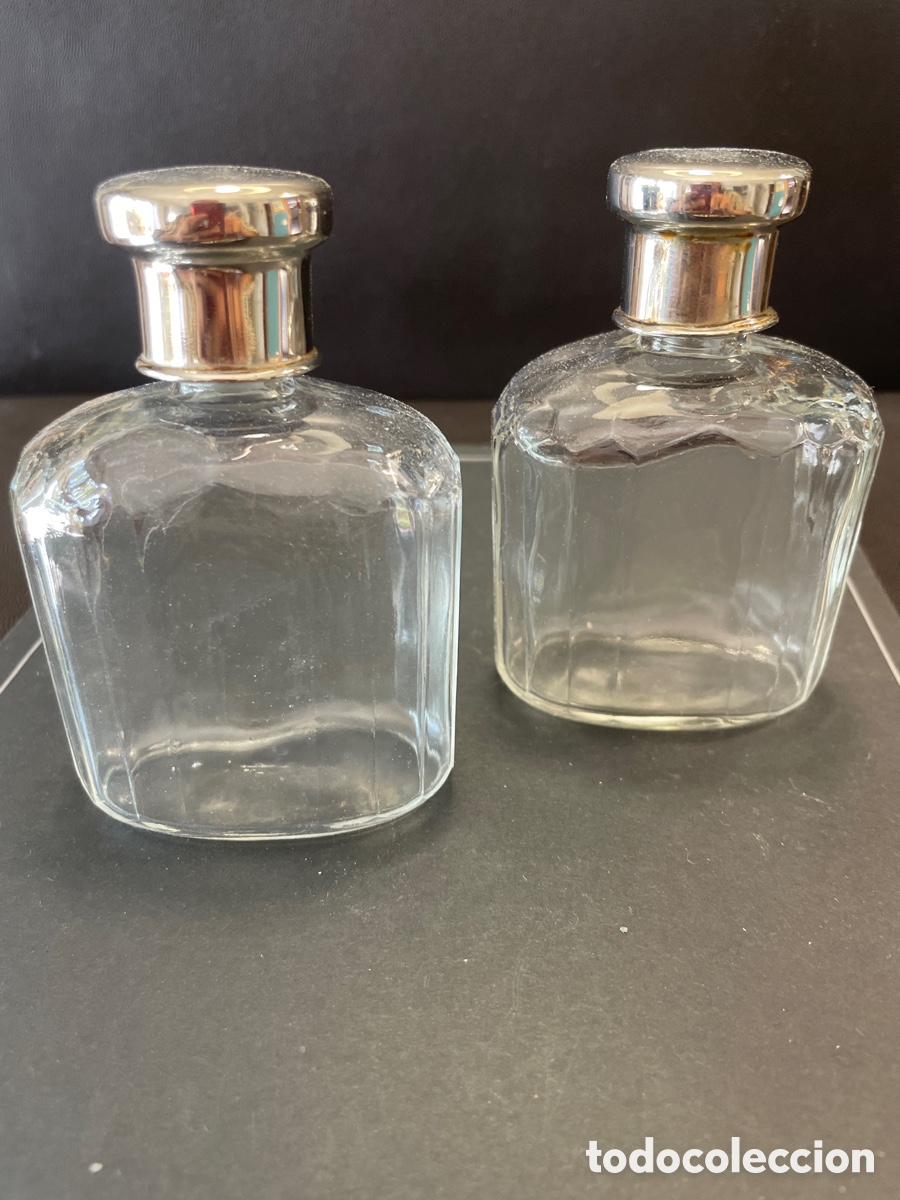 Antig&uuml;edades: Pareja botellitas o perfumeros vintage - Foto 2