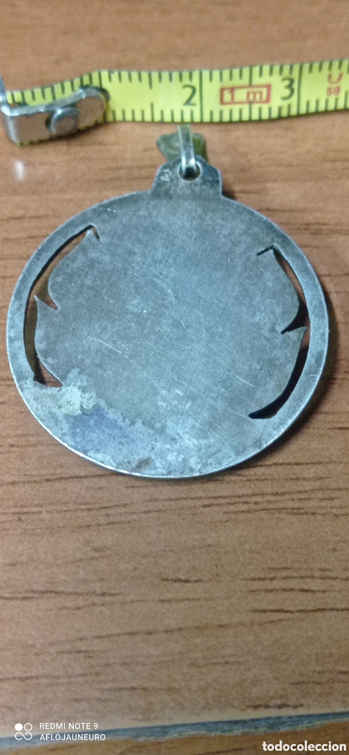 Antig&uuml;edades: Antigua medalla virgen de plata - Foto 2