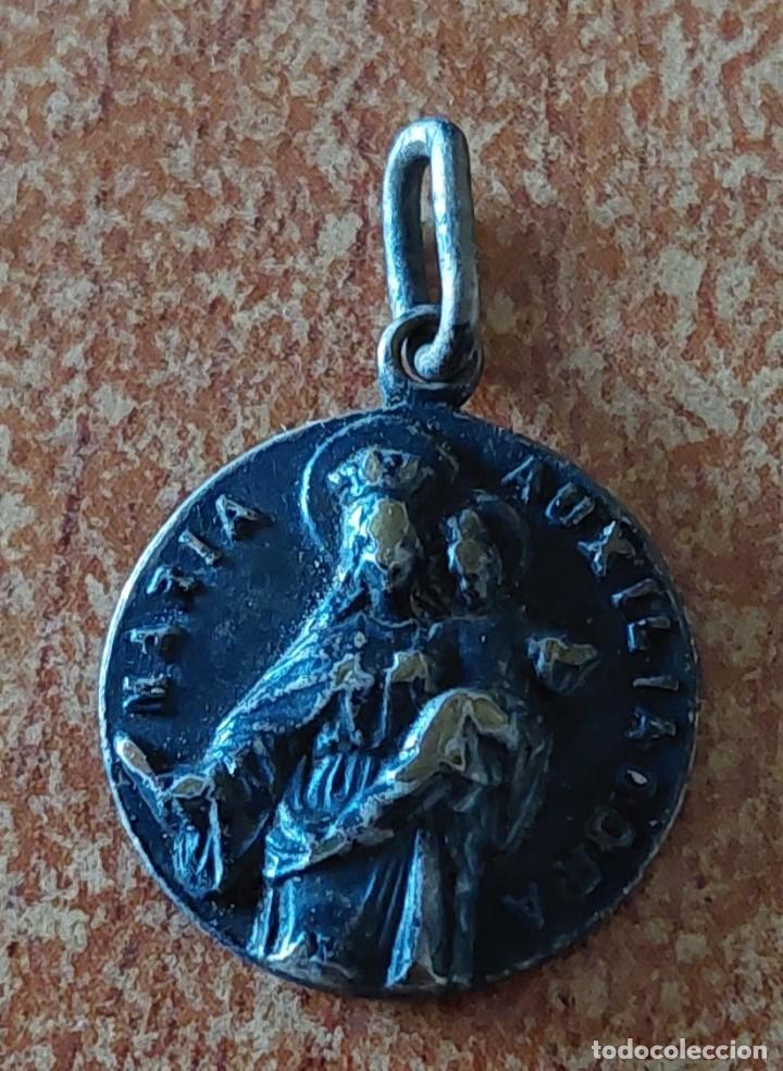 Antig&uuml;edades: Medalla plata Maria Auxiliadora - Foto 1
