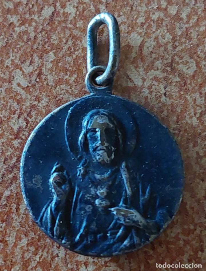Antig&uuml;edades: Medalla plata Maria Auxiliadora - Foto 2