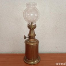 Antigüedades: LÁMPARA QUINQUÉ DE ACEITE O PETRÓLEO FRANCESA LAMPE PIGEON VINTAGE. Lote 363592685