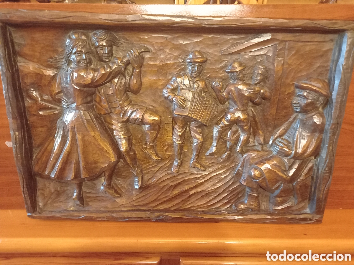 Antig&uuml;edades: Talla ,cuadro en relieve - Foto 2