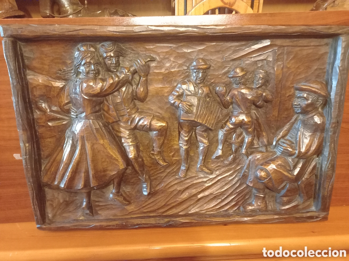 Antig&uuml;edades: Talla ,cuadro en relieve - Foto 1