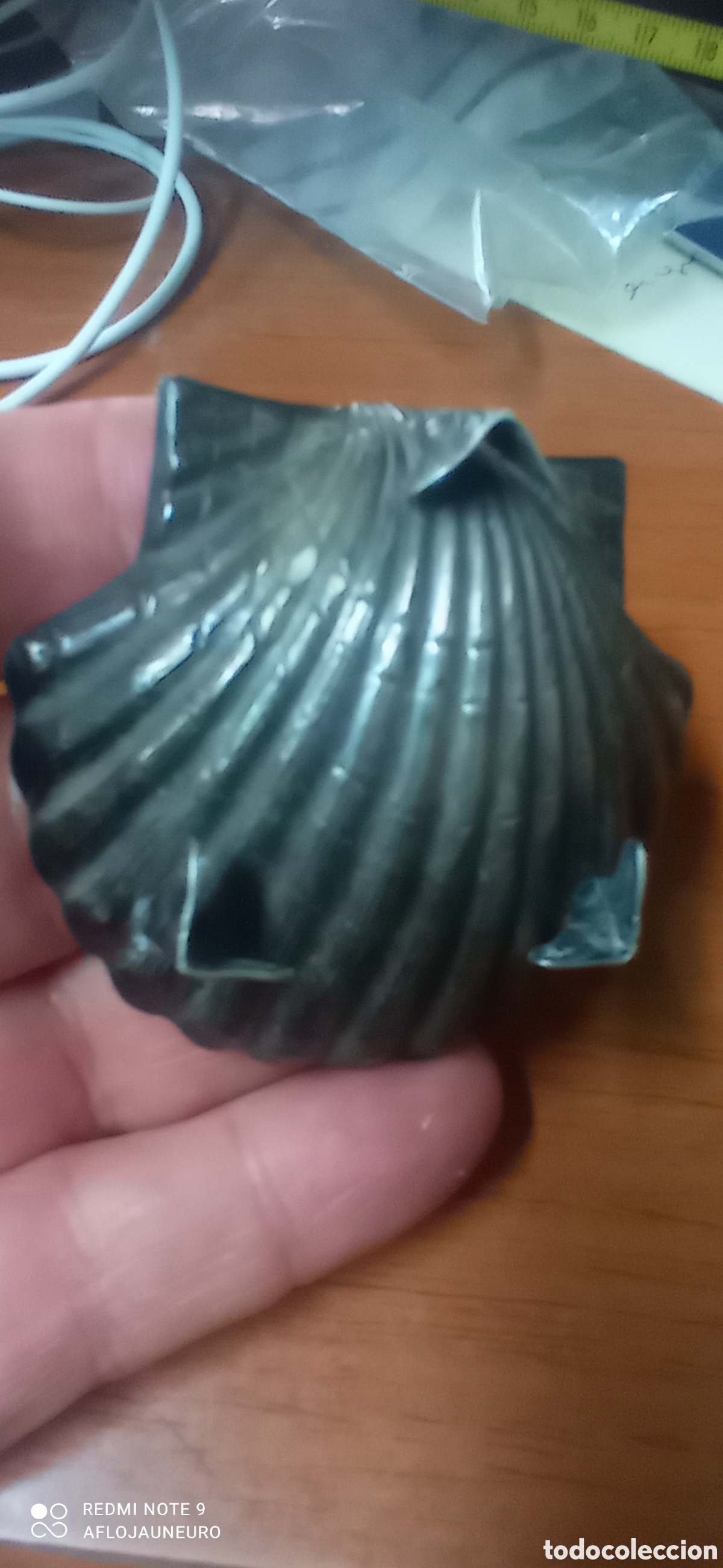 Antig&uuml;edades: Peque&ntilde;a concha de plata - Foto 3