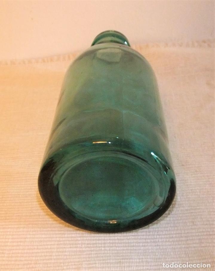 Antig&uuml;edades: ANTIGUA BOTELLA DE CRISTAL - Foto 3