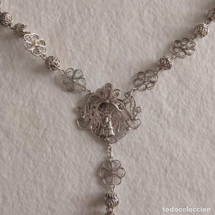 Antig&uuml;edades: Rosario filigrana de plata - Foto 7
