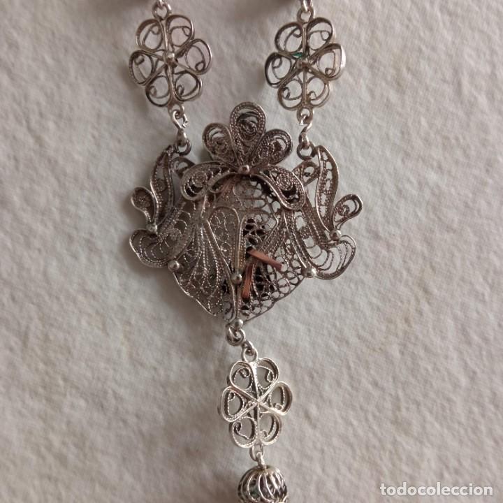 Antig&uuml;edades: Rosario filigrana de plata - Foto 8