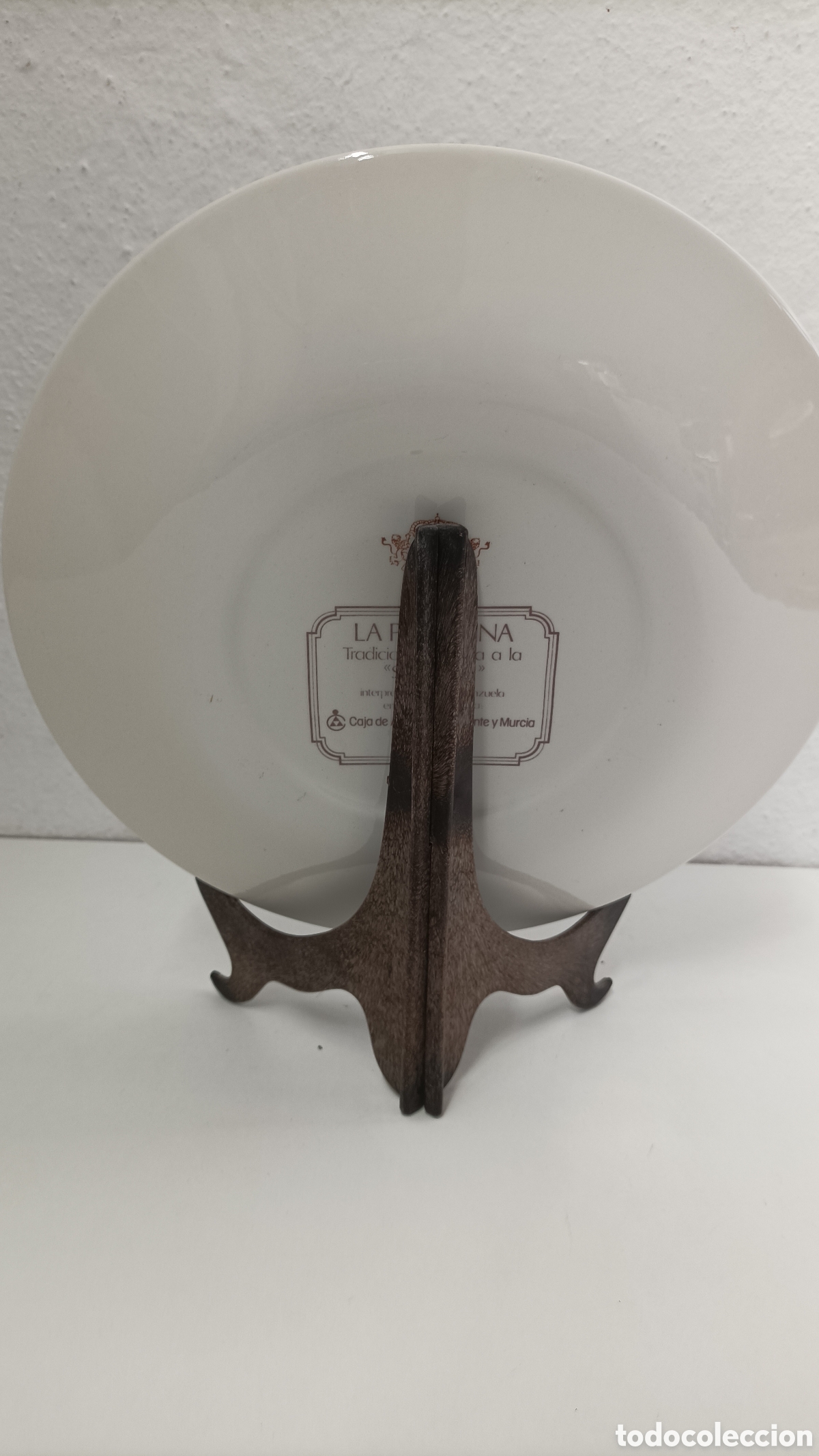 Antig&uuml;edades: Plato de porcelana de la Santa Fa - Foto 3