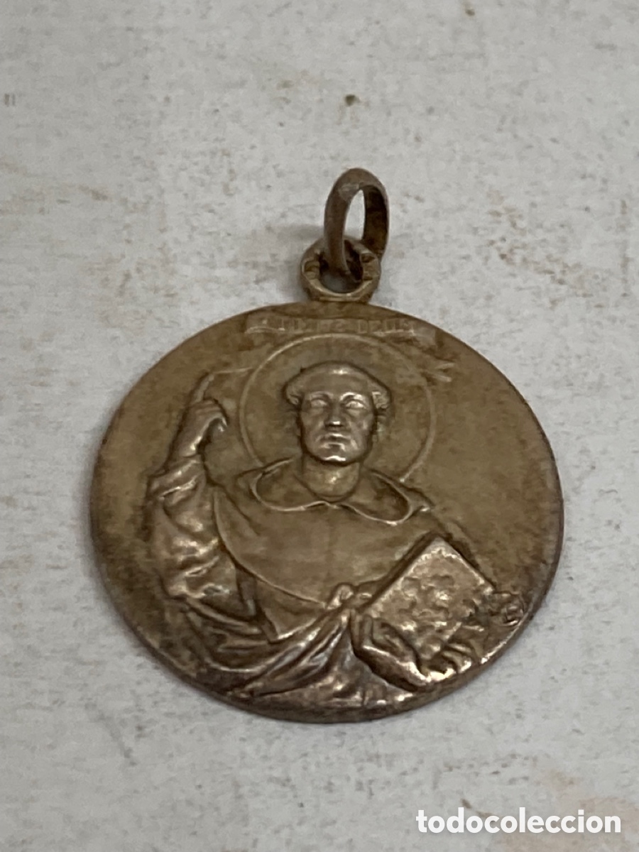 Antig&uuml;edades: Medalla de plata religiosa - Foto 1