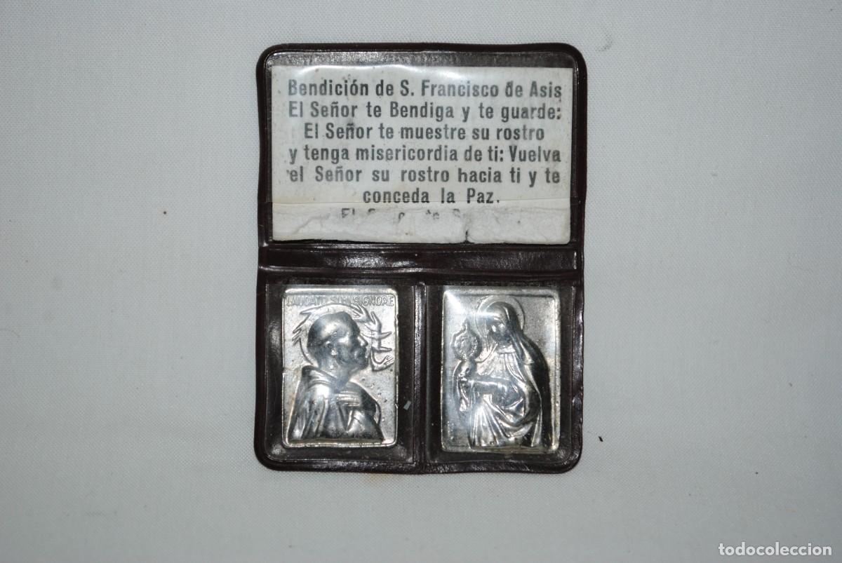 Antig&uuml;edades: SAN FRANCISCO DE ASIS, Y UNA VIRGEN . - Foto 1