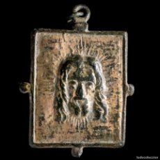 Antiquités: MEDALLA RELIGIOSA, SIGLOS XVI-XVII, 34X25 MM.. Lote 364013536
