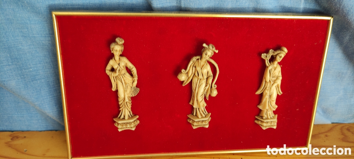 Antig&uuml;edades: CUADRO DECORATIVO GEIHAS - Foto 2