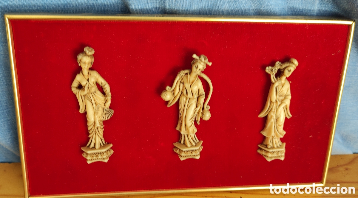Antig&uuml;edades: CUADRO DECORATIVO GEIHAS - Foto 1