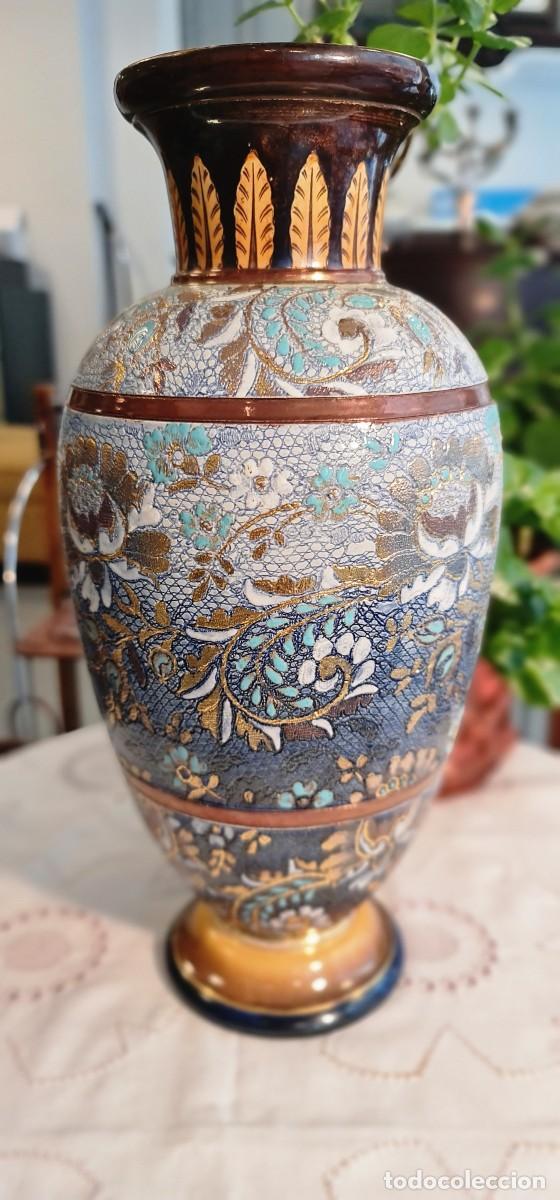 Antig&uuml;edades: Jarr&oacute;n Florero Doulton Slater - Foto 1