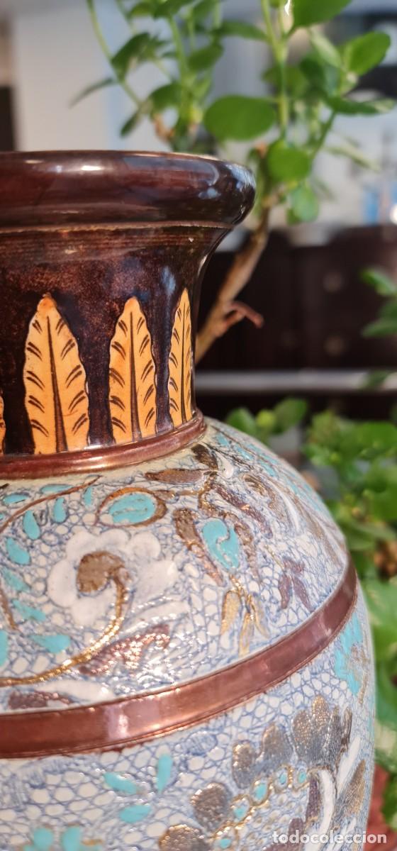 Antig&uuml;edades: Jarr&oacute;n Florero Doulton Slater - Foto 6