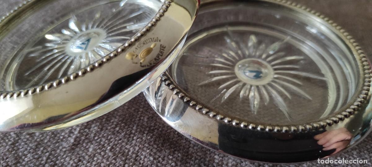 Antig&uuml;edades: Posavasos ba&ntilde;o en plata - Foto 2