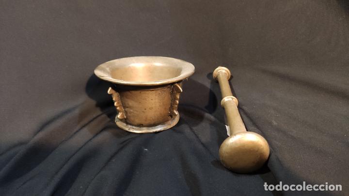 Antig&uuml;edades: EXCELENTE MORTERO DE BRONCE - Foto 3