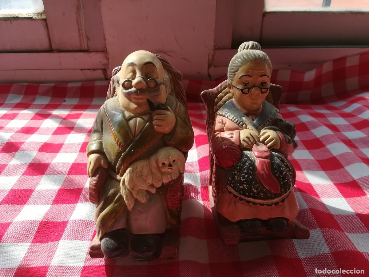 Antig&uuml;edades: PAREJA DE FIGURAS / CAZ801 - Foto 1