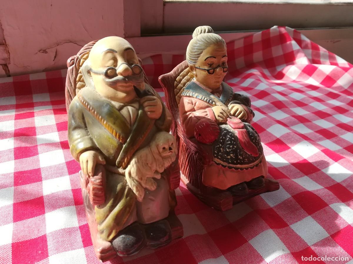 Antig&uuml;edades: PAREJA DE FIGURAS / CAZ801 - Foto 2