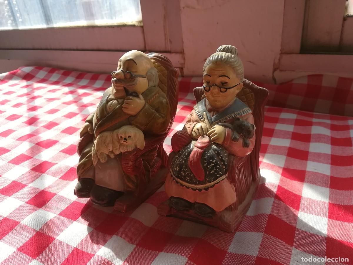 Antig&uuml;edades: PAREJA DE FIGURAS / CAZ801 - Foto 3