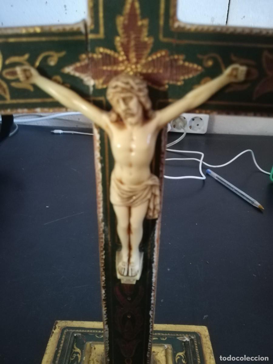 Antig&uuml;edades: CRUZ SOBRE MESA MADERA / POL2 - Foto 2