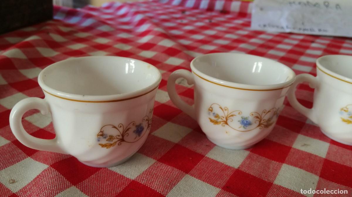 Antig&uuml;edades: 5 TAZAS CERAMICA / CAL403 - Foto 2