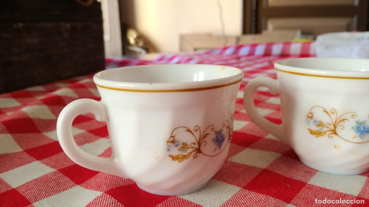 Antig&uuml;edades: 5 TAZAS CERAMICA / CAL403 - Foto 3