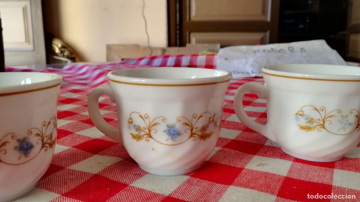 Antig&uuml;edades: 5 TAZAS CERAMICA / CAL403 - Foto 4