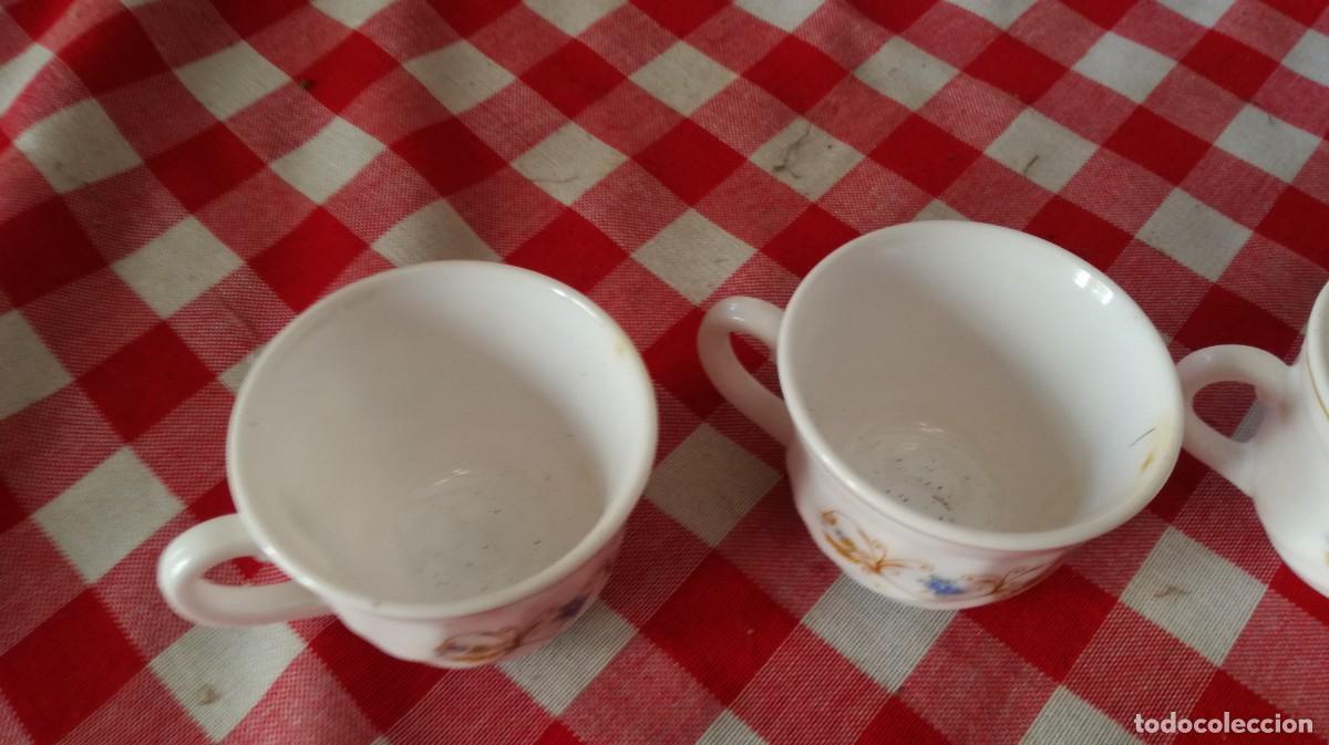 Antig&uuml;edades: 5 TAZAS CERAMICA / CAL403 - Foto 7