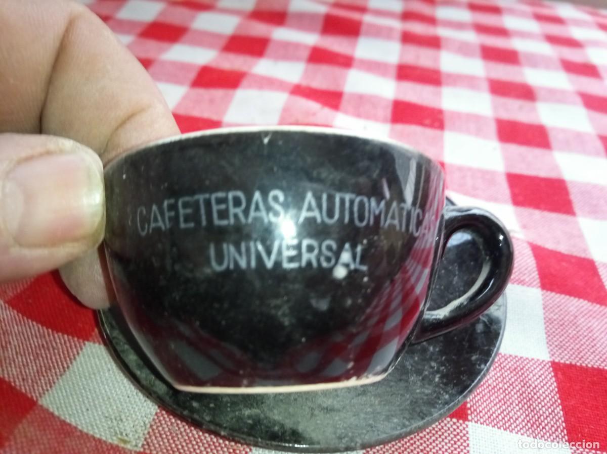 Antig&uuml;edades: TAZA Y PLATO CAFETERAS AUTOMATICAS UNIVERSAL / CAL807 - Foto 3