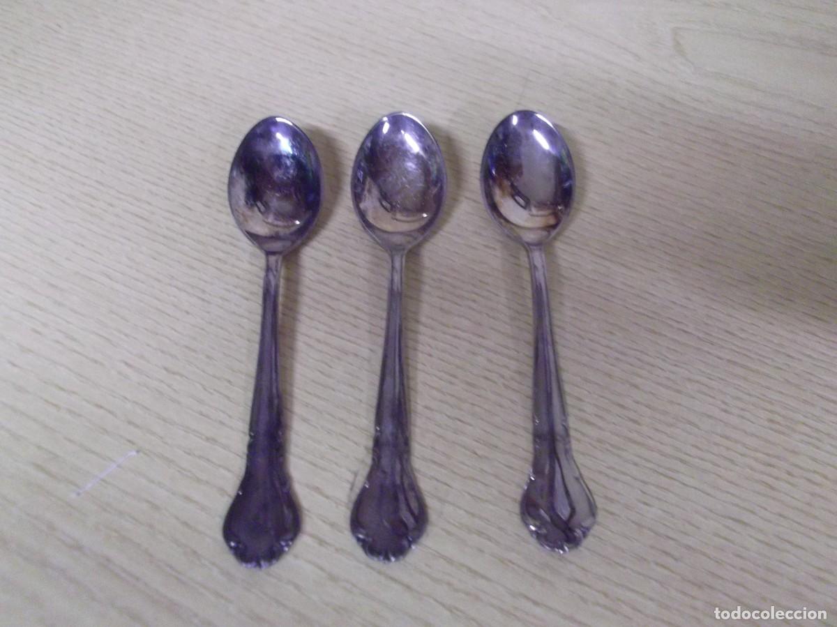 Antig&uuml;edades: Cucharitas de caf&eacute; o postre iguales. Farco - Foto 1