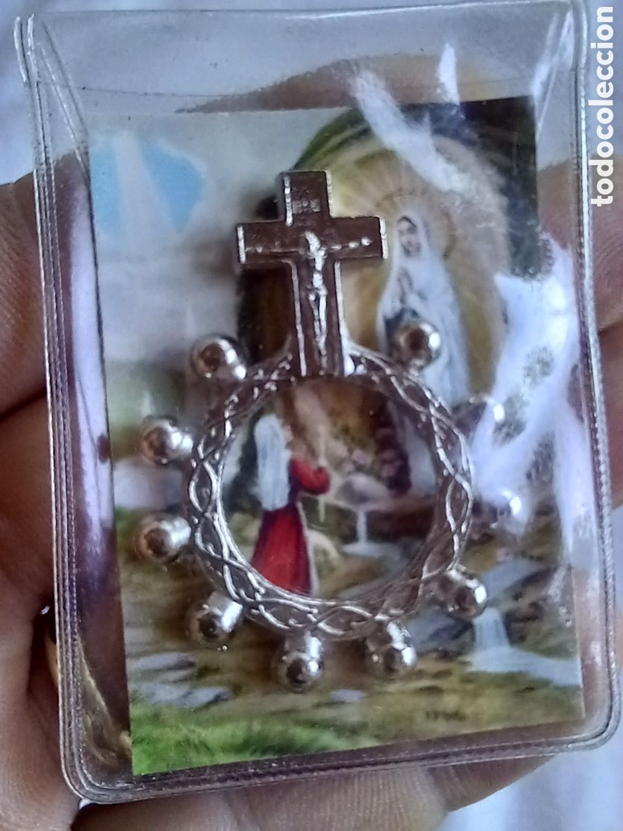 Antig&uuml;edades: ROSARIO DE DEDO CON SU FUNDA - Foto 6
