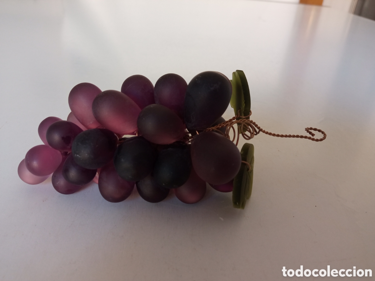 Antig&uuml;edades: Racimo de uvas en cristal de Bohemia - Foto 5