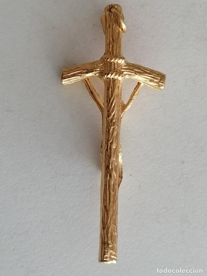 Antig&uuml;edades: CRUCIFIJO DORADO - Foto 2
