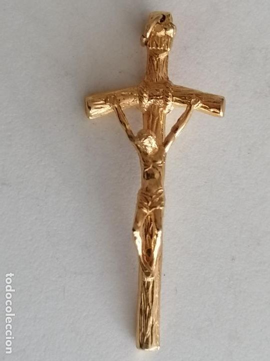 Antig&uuml;edades: CRUCIFIJO DORADO - Foto 1