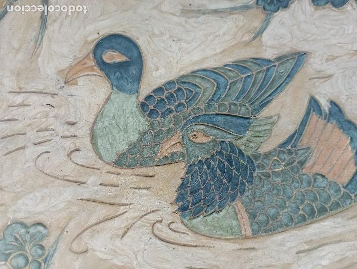 Antig&uuml;edades: PLATO EN BRONCE CLOISON&Eacute;. - Foto 2