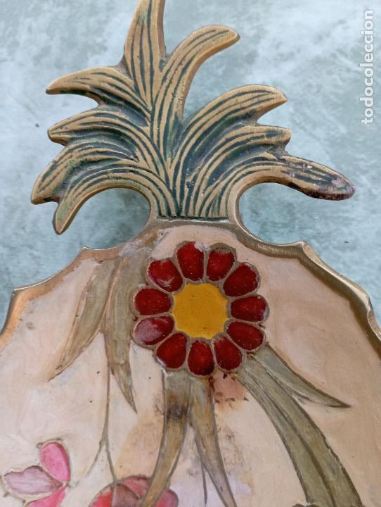 Antig&uuml;edades: BANDEJA EN BRONCE CLOISON&Eacute;. - Foto 2