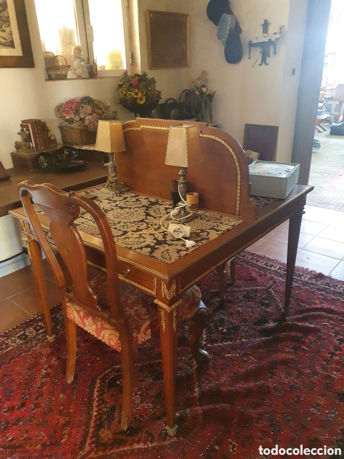 Antig&uuml;edades: Mesa de juego inglesa - Foto 3
