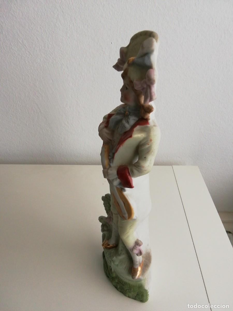 Antig&uuml;edades: * BISCUIT PORCELANA. 25 CM. (Rf:B/e) - Foto 2