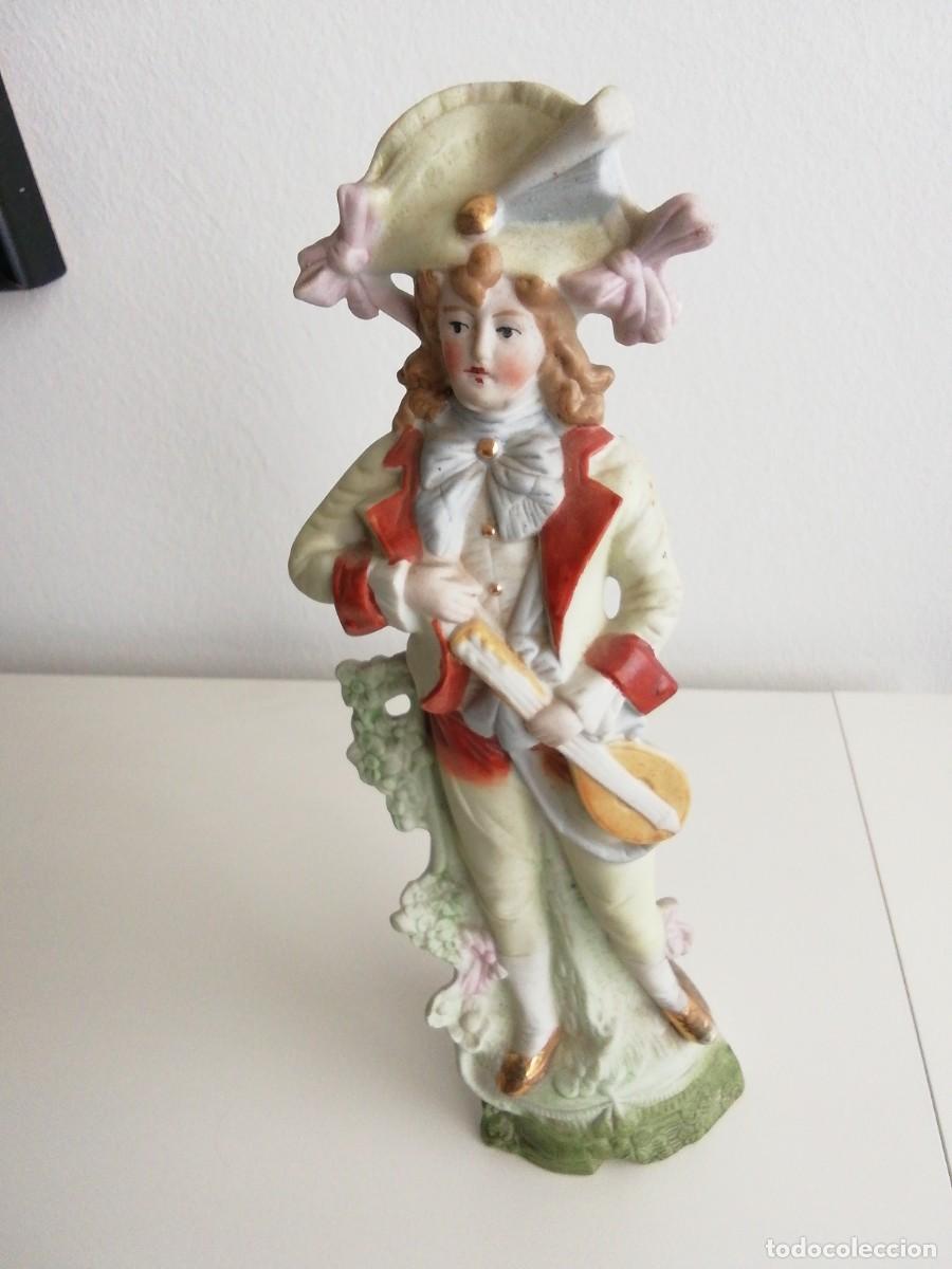 Antig&uuml;edades: * BISCUIT PORCELANA. 25 CM. (Rf:B/e) - Foto 1