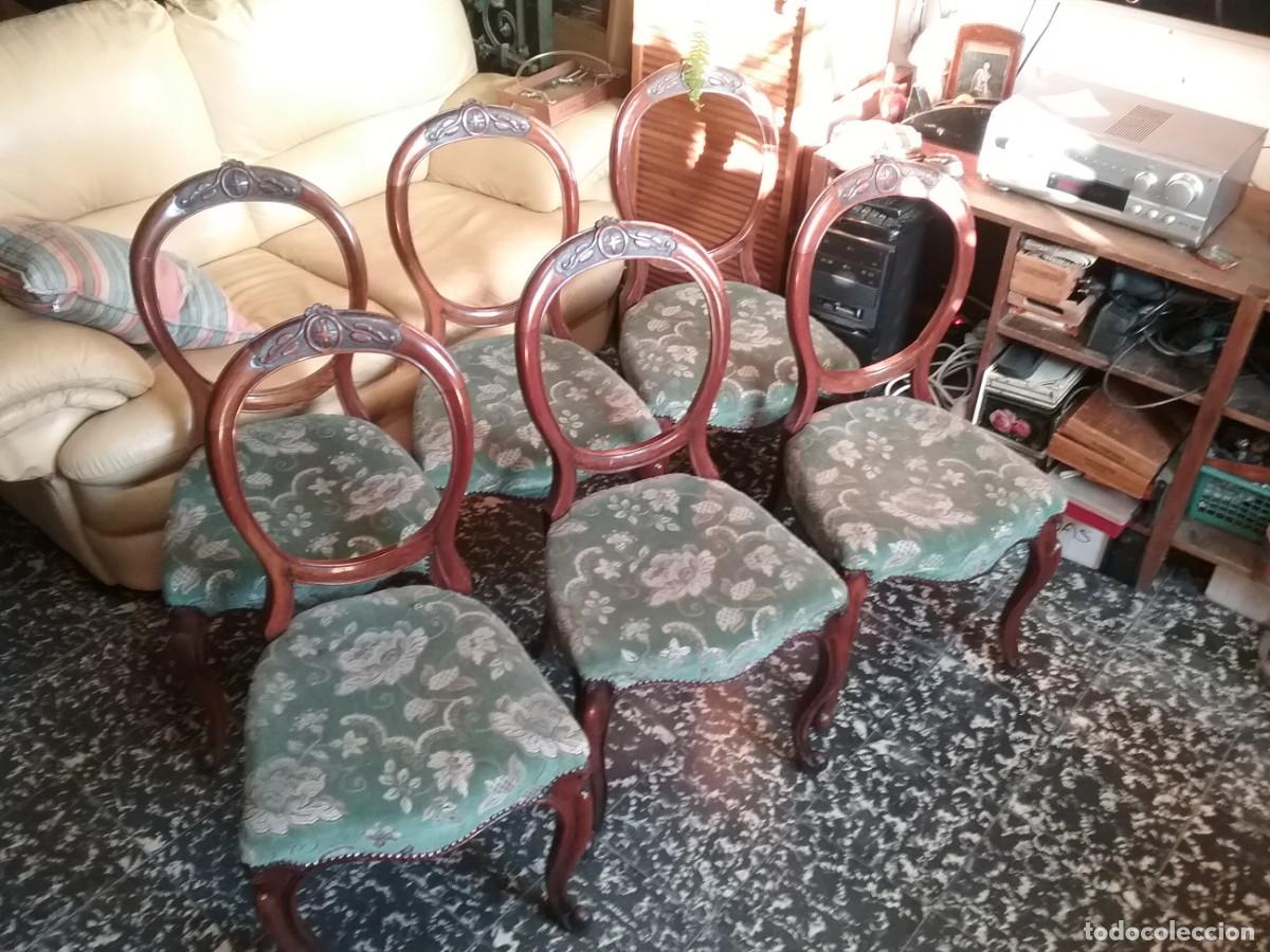 Antig&uuml;edades: SILLAS ISABELINAS - Foto 1