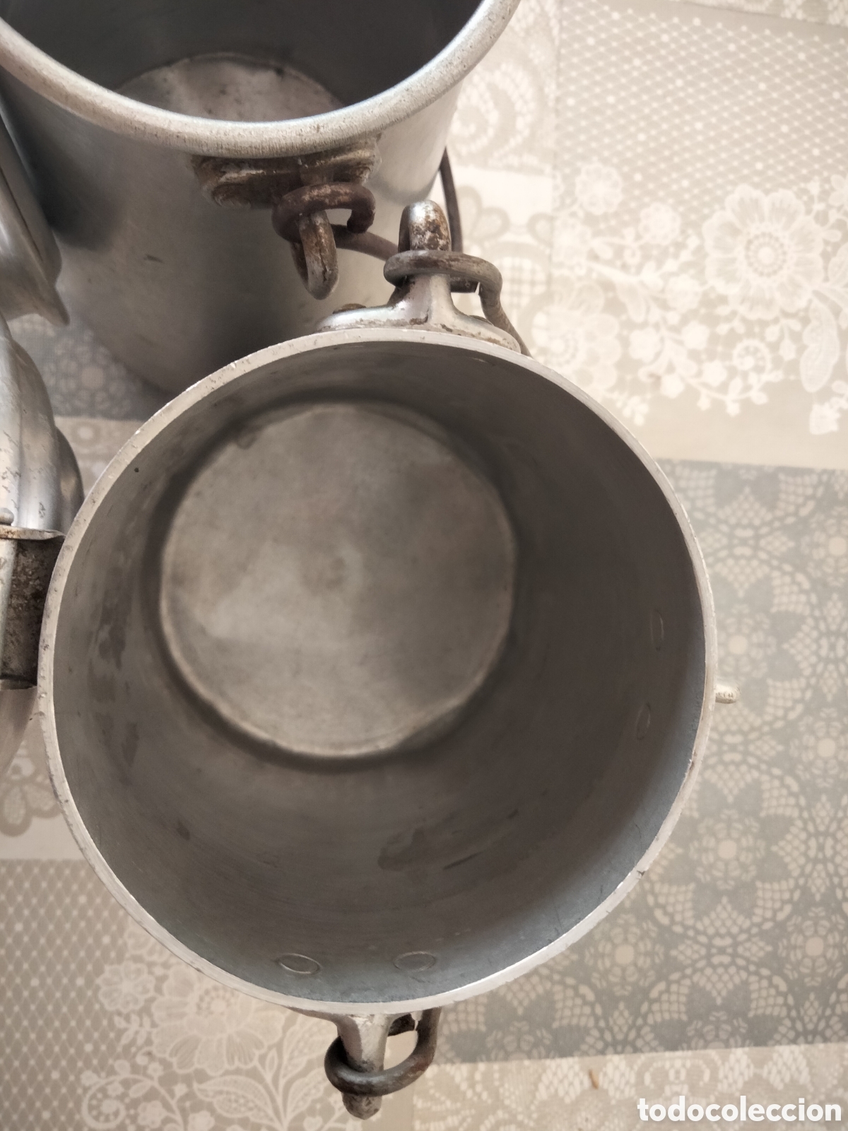 Antig&uuml;edades: 2 lecheras de aluminio - Foto 6