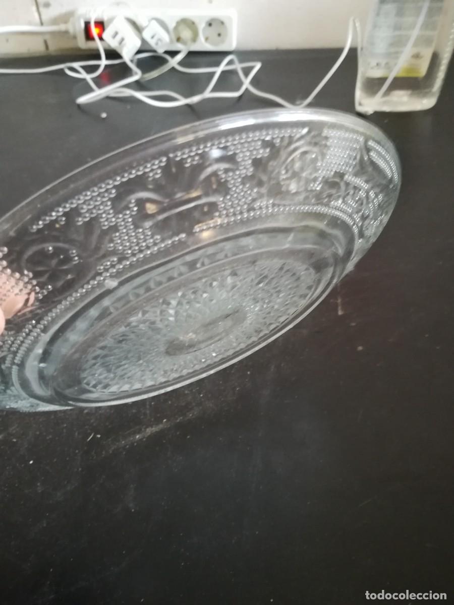 Antig&uuml;edades: 1 PLATO CRISTAL DECORADO / POL4 - Foto 2