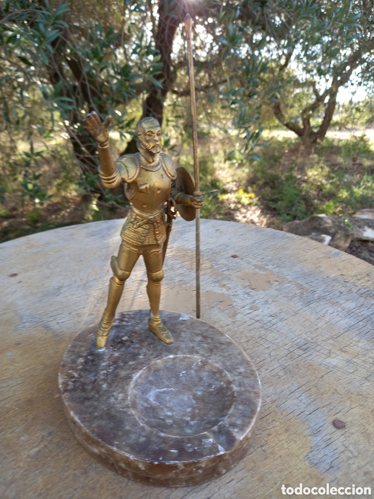 Antig&uuml;edades: CENICERO DON QUIJOTE ANTIGUO