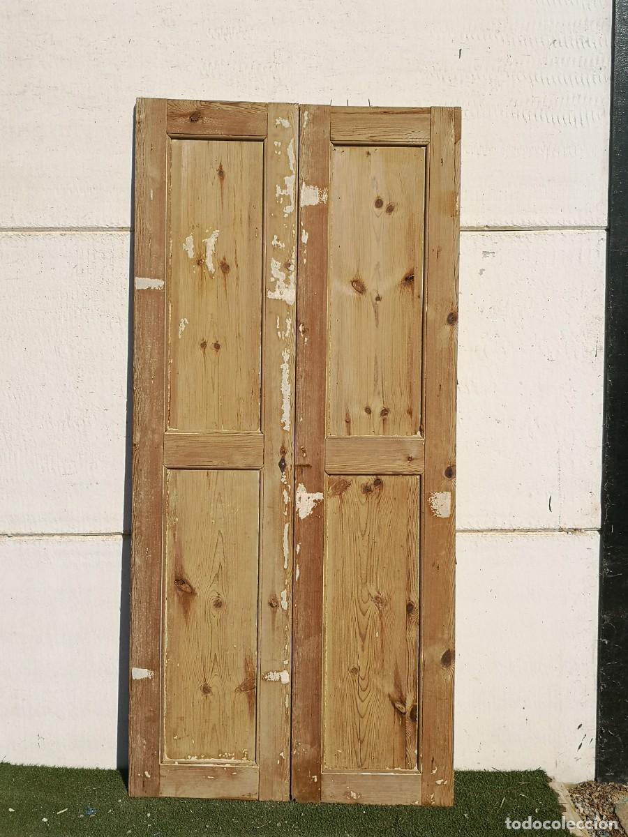 Antig&uuml;edades: Puerta antigua de interior de doble hoja